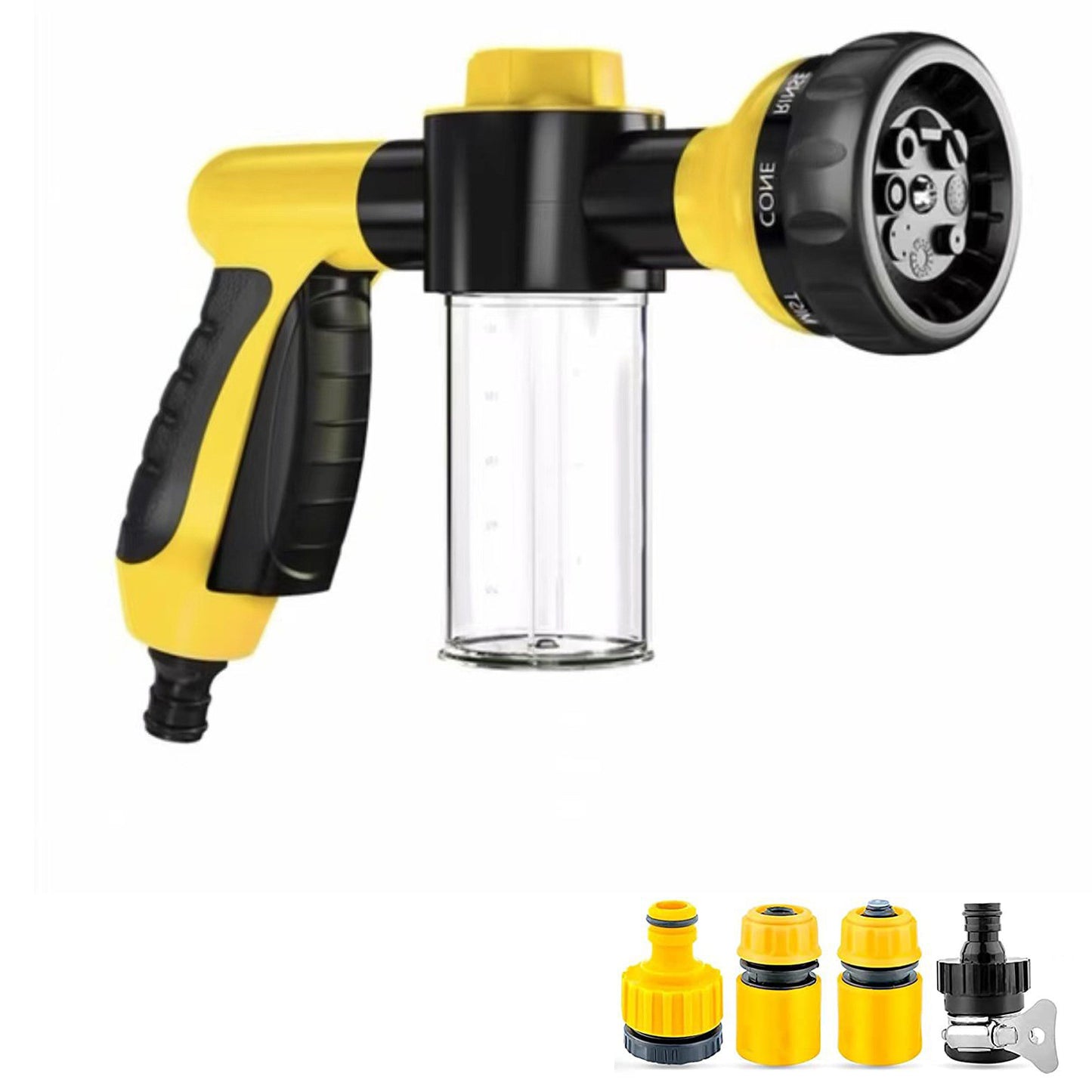 Pistolet avec distributeur de savon