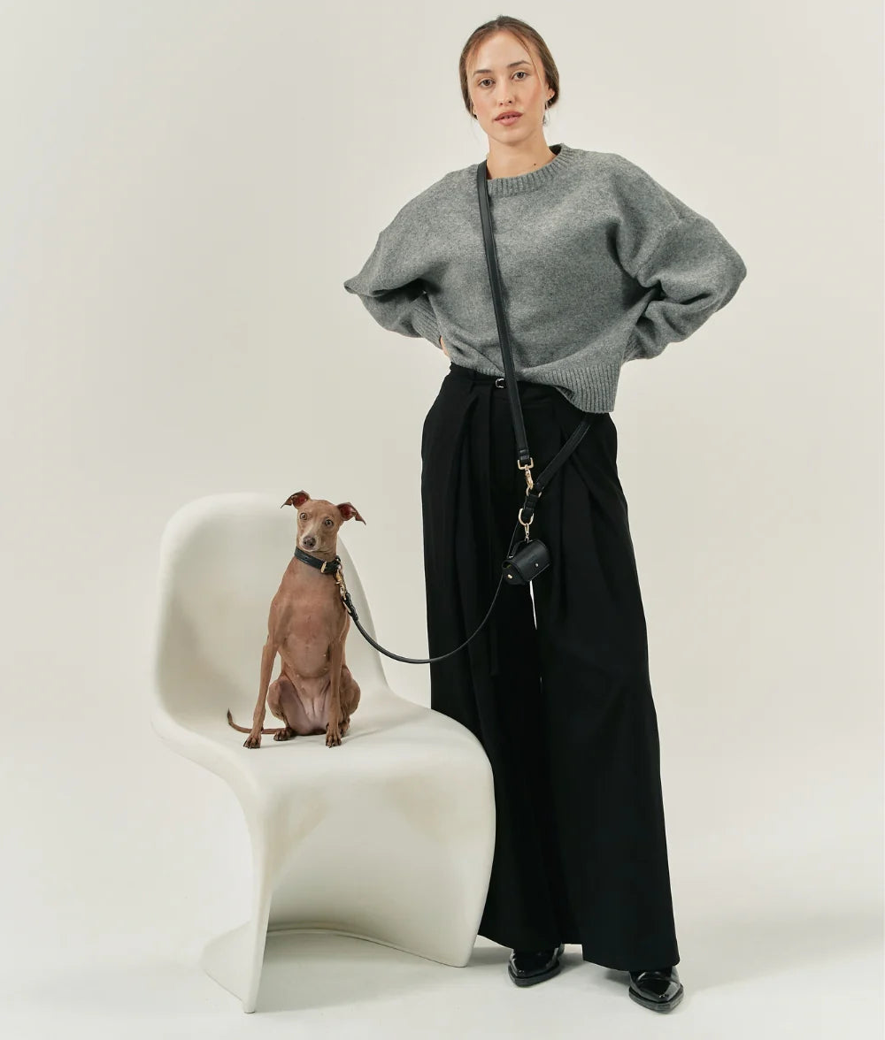Laisse en Cuir Vegan Multiposition Jala
