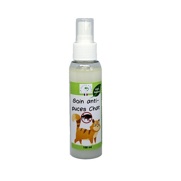 Soin Naturel Anti-Puces pour Chat