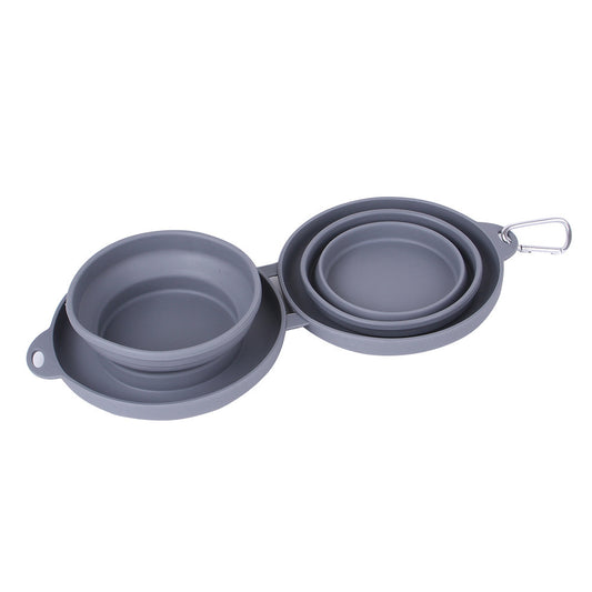 Gamelle Double Pliable en Silicone