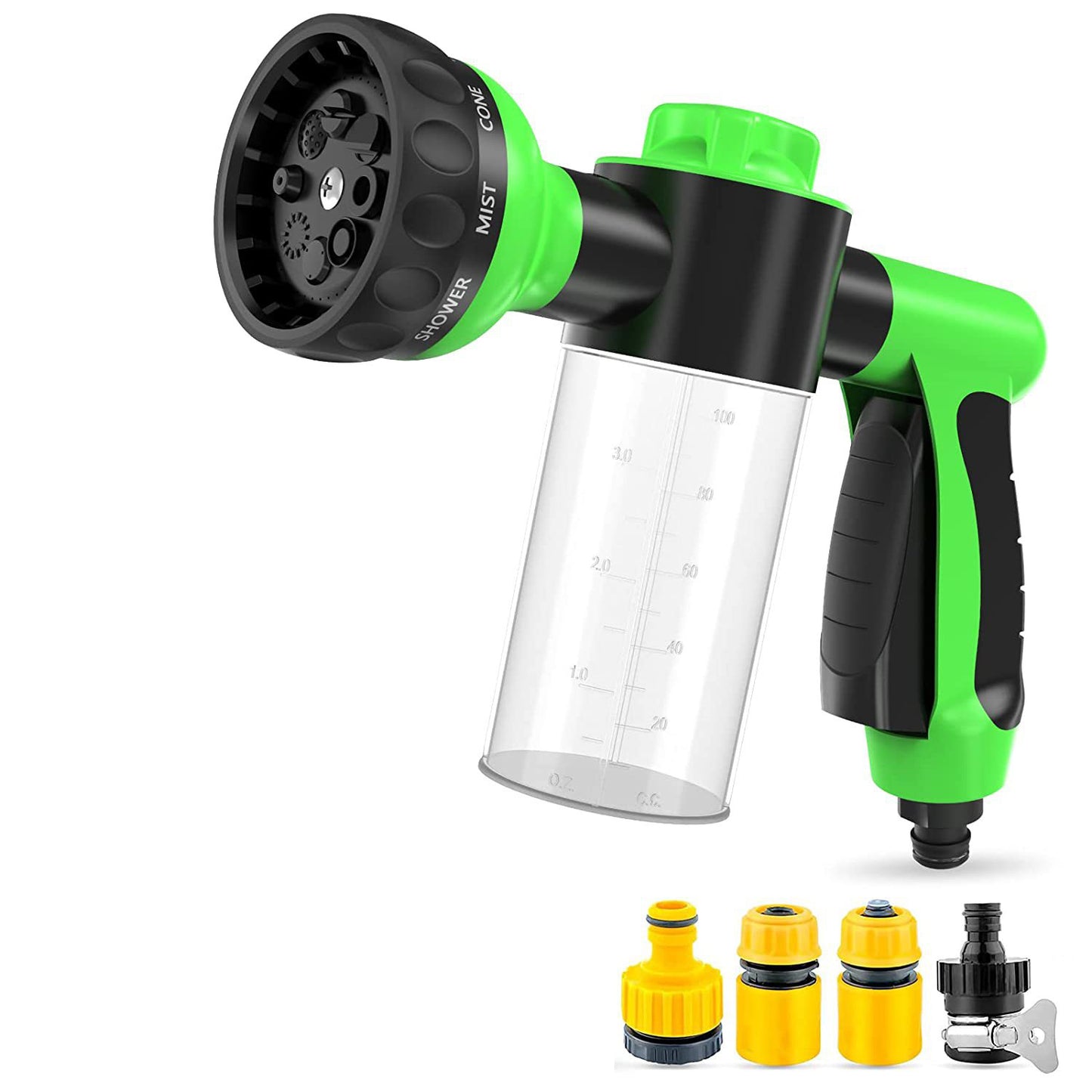 Pistolet avec distributeur de savon