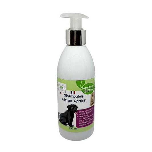 Shampoing Allergo Apaise – Soin Naturel pour Peaux Sensibles et Allergiques chez le chien
