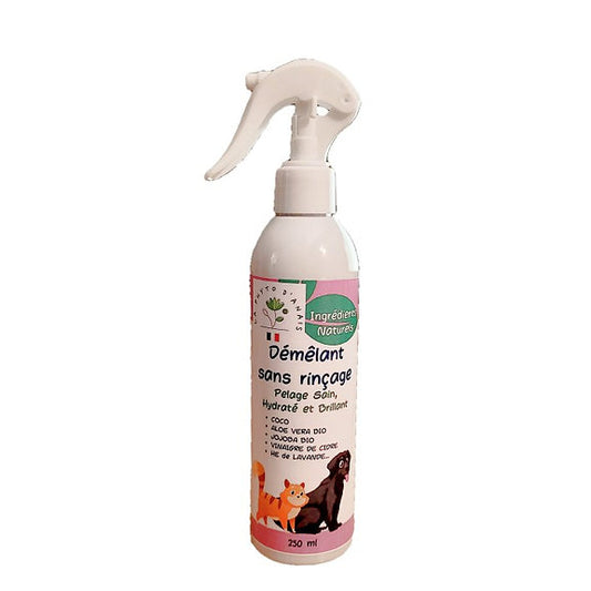 Spray Démêlant Naturel pour Chien et Chat